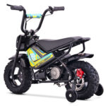 Mini moto eléctrica infantil 250W 24V, hasta 20 km/h. Segura, silenciosa y estable, ideal para iniciación. Diseño AllPro Azul con rueda 110/50-6.50.
