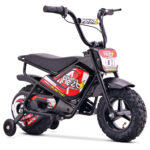 Mini Moto eléctrica FLT-E 250W-24V 110/50-6.50 Max 20 Km/h AllPro Rojo. - Imagen 2