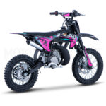 Pitbike infantil Minicross 50cc MX 2T AC llanta 14/12 AllPro - rosa. - Imagen 2