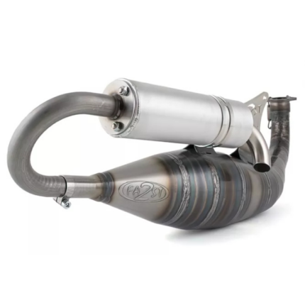 Compra el escape 2Fast 100cc para Yamaha Aerox y MBK Nitro. Máximo rendimiento en competición, diseñado para setups racing extremos