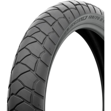 Compra el Michelin Anakee Adventure 120/70 R19 60V TL M+S al mejor precio. Neumático trail mixto con gran agarre en carretera y buen rendimiento en pistas.