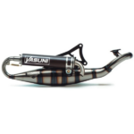 Compra el Escape Yasuni R Minarelli Horizontal homologado CE. Compatible con Yamaha Jog RR, Aerox, MBK Nitro y otros scooters 2T. Máximo rendimiento y envío 48/72h.