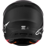 Compra el casco Alpinestars S-M7 Solid Negro Mate MX27 con tecnología PLASMA, calota de fibras compuestas y homologación ECE 22.06.