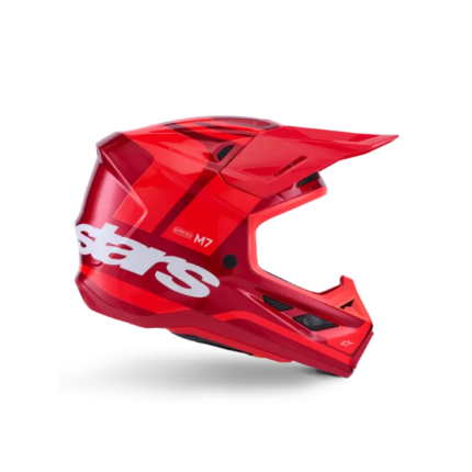 Casco Alpinestars S-M7 Core rojo brillante MX27